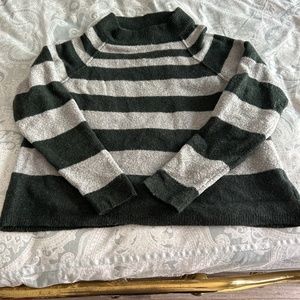 Free People Wool Blend Long-Sleeve Striped Sweater S